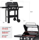 Mesa 420MF | Black Propane Gas Grill
