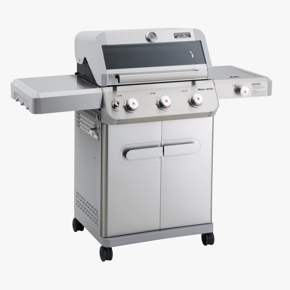 Mesa 305 | Stainless Propane Gas Grill - Monument GrillsMesa 305 & Grill Cover