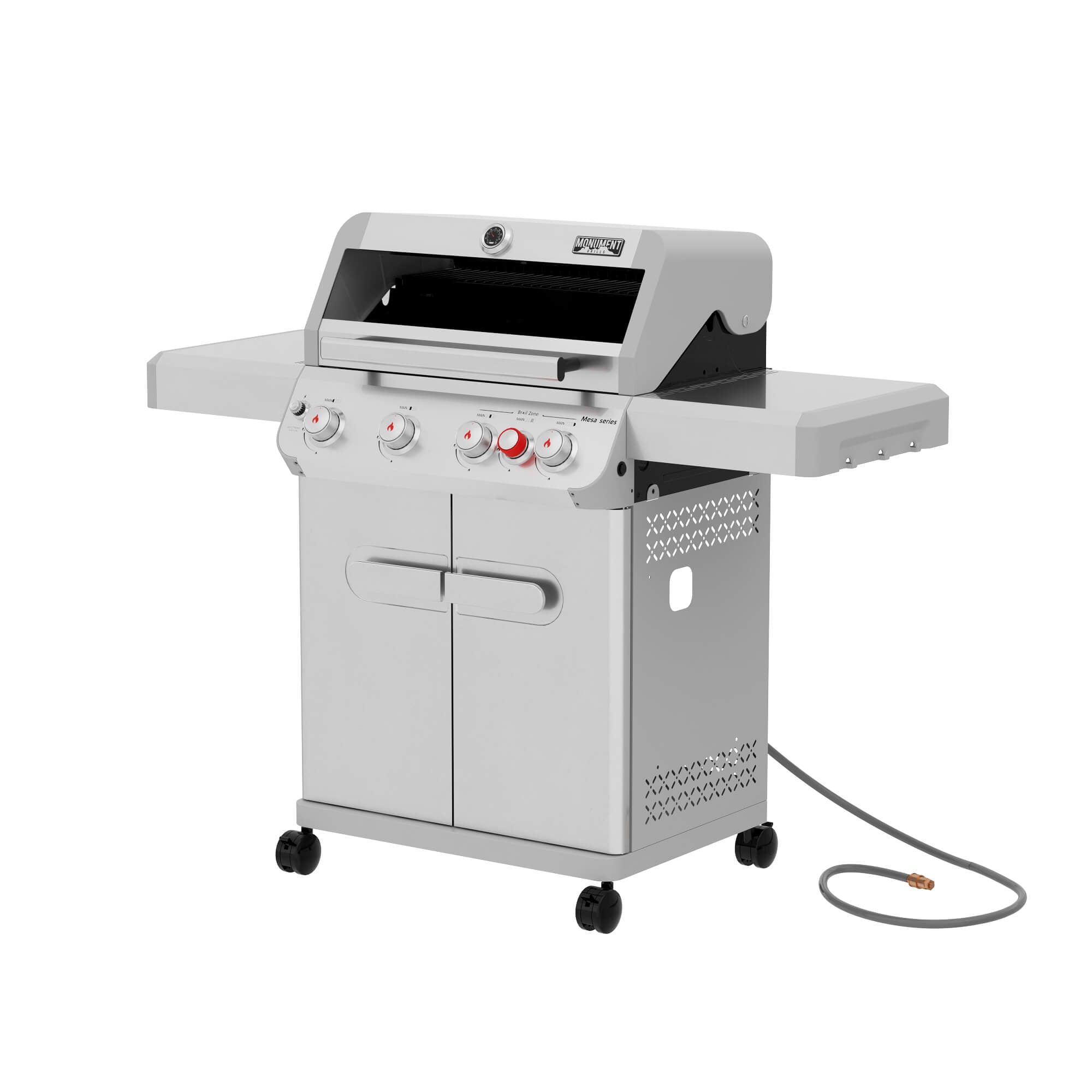 Mesa 415BZNG | Stainless Natural Gas Grill - 4 Burner Power