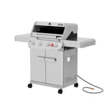 Mesa 415BZNG | Stainless Natural Gas Grill with a sleek design and 4 burners for high-performance outdoor cooking.