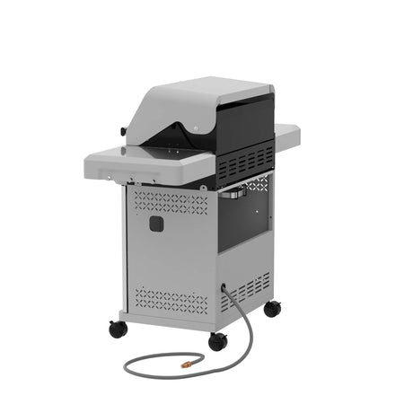 Mesa 415BZNG | Stainless Natural Gas Grill ready for outdoor cooking and searing with direct natural gas connection.