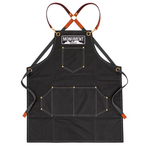 Black Monument Grills apron
