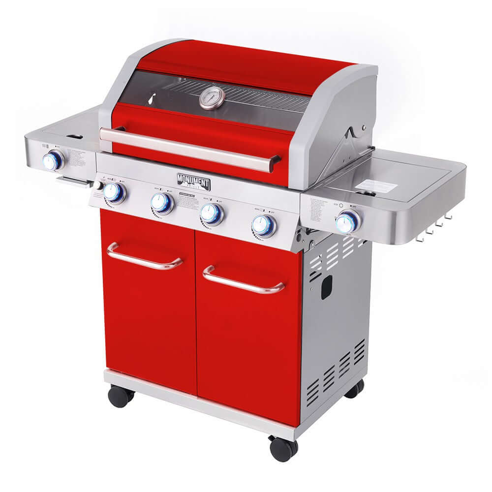 35633 Red Infrared Gas Grill Monument Grills