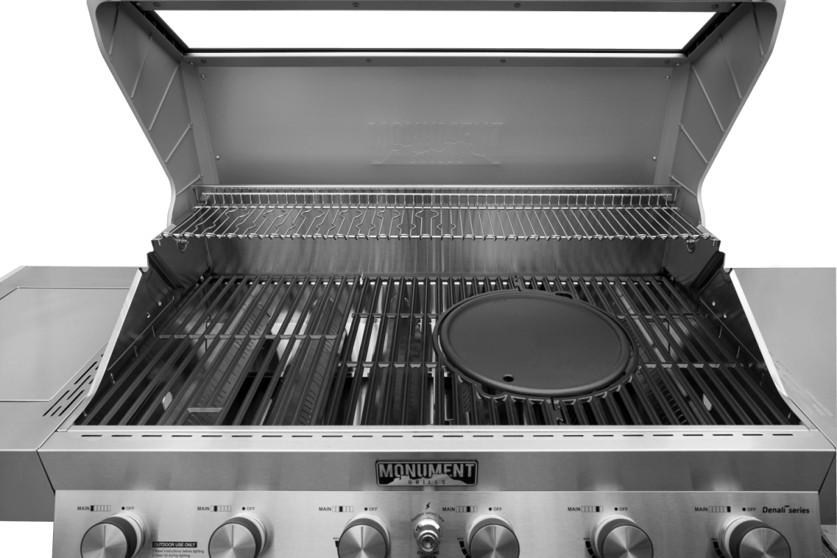 Round Cast Iron Cooking Plate - Monument GrillsA200