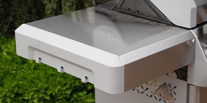 Where can I find the grill's serial number?