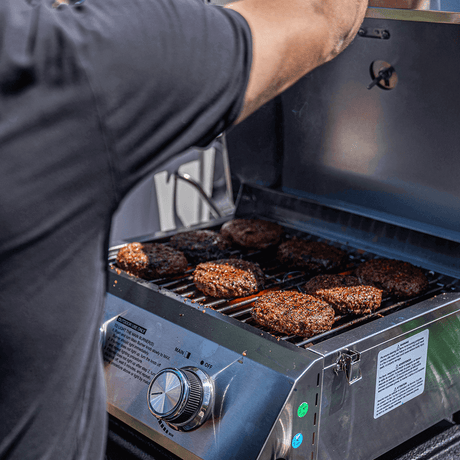 13742 | Stainless Tabletop Propane Gas Grill - Monument Grills13742