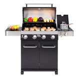 Monument Grills Black 4-Burner Gas Grill