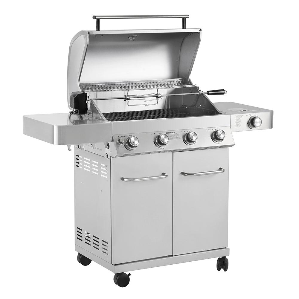Liquid Propane Gas Grill with Smoker Box