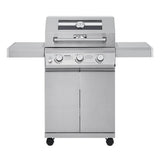 35000 | 3-Burner Propane Gas Grill in Stainless with LED Controls - Monument Grills