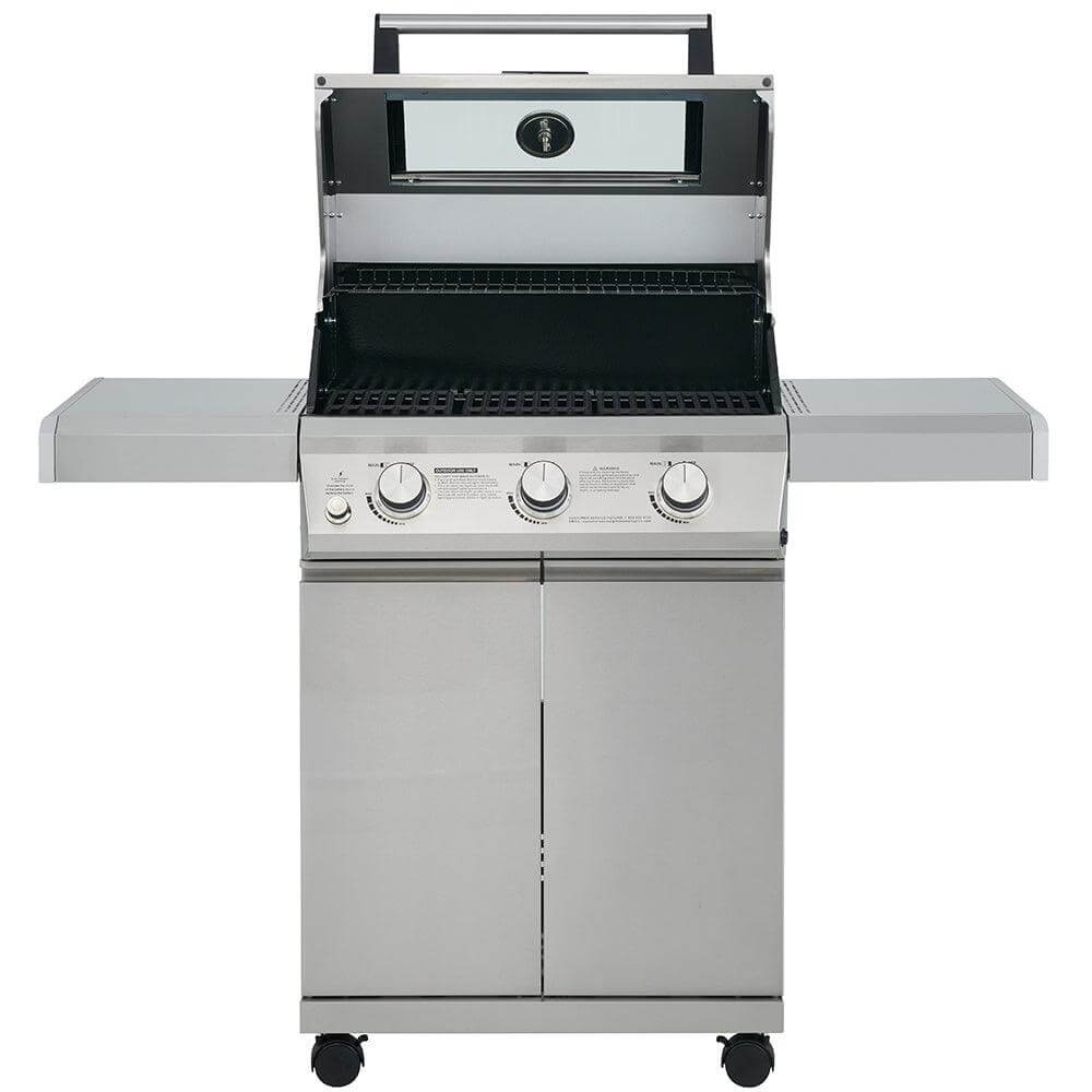 35000 | 3-Burner Propane Gas Grill in Stainless with LED Controls - Monument Grills