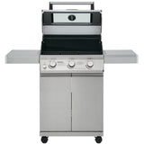 35000 | 3-Burner Propane Gas Grill in Stainless with LED Controls - Monument Grills