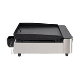 53000 | Portable 18-Inch Stainless Steel 1-Burner Tabletop Gas Grill Griddle - Monument Grills
