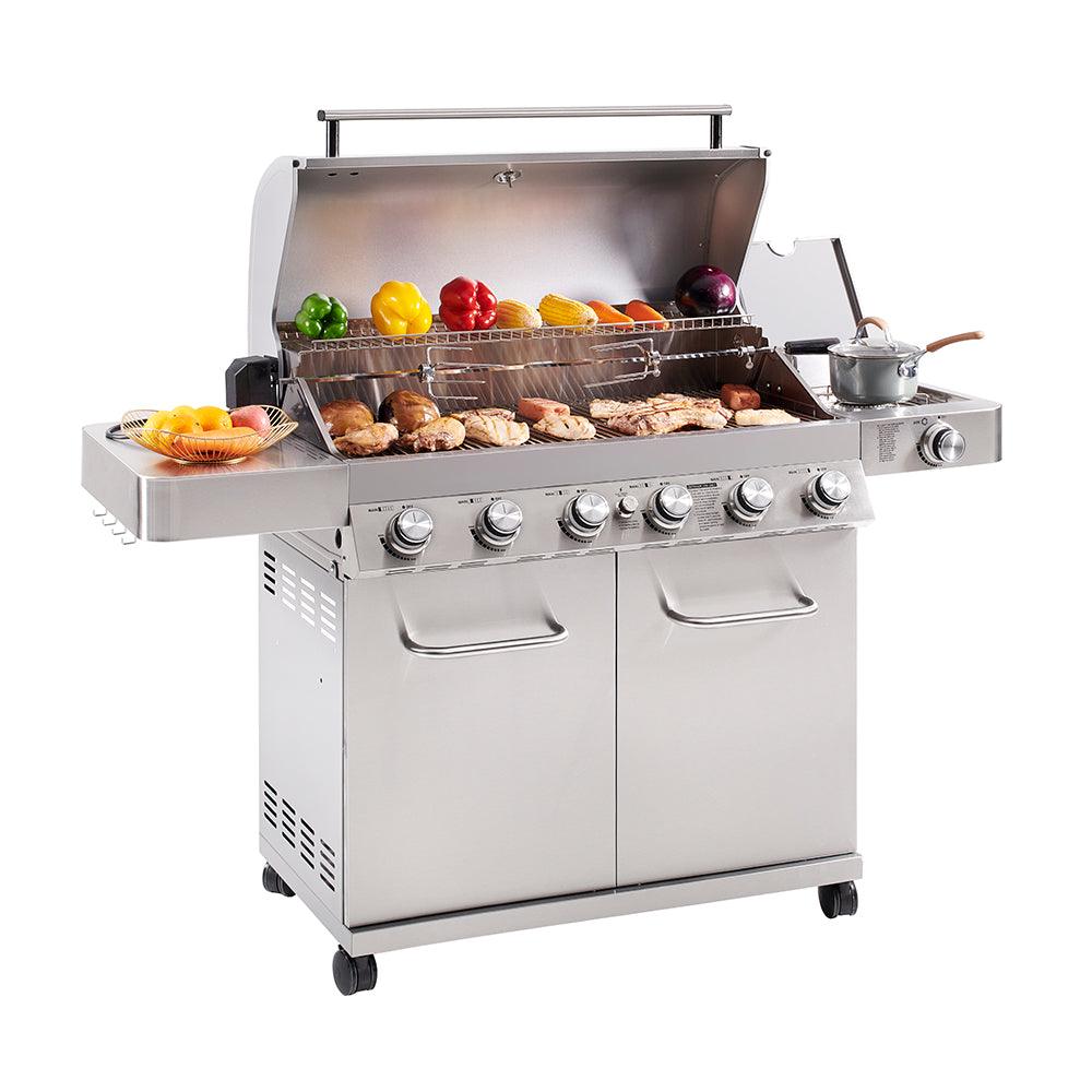 304 Stainless Steel 6 Burners Build-in Gas BBQ Grill for Outdoor Backyard  Party Barbecue in Lawn - China BBQ Grill and Barbecue Party price