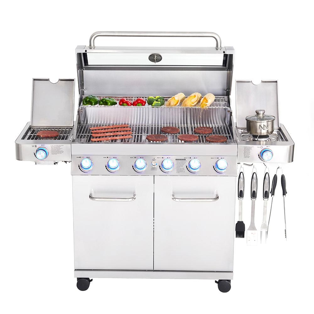 77352MB | 6-Burner Clearview Propane Gas Grill - Monument Grills